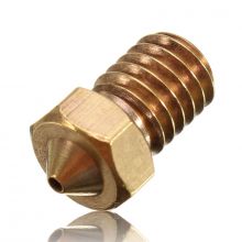  V6 brass nozzle 1.75mm/3mm -0.2/0.25/0.3/0.35/0.4/0.5/0.6/0.8/1mm