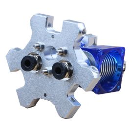 V6 Hotend Dual Head Extruder with Nozzle and Effector for 1.75mm Filament for E3D V6