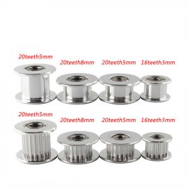 16T/20T GT2-6mm Timing idler Pulley with bearing With/Without Teeth