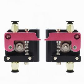 Metal MK8 extruder parts red with extruder gear left / right 