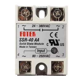 SSR -10DA/25DA/40DA DC control AC SSR white shell Single phase Solid state relay